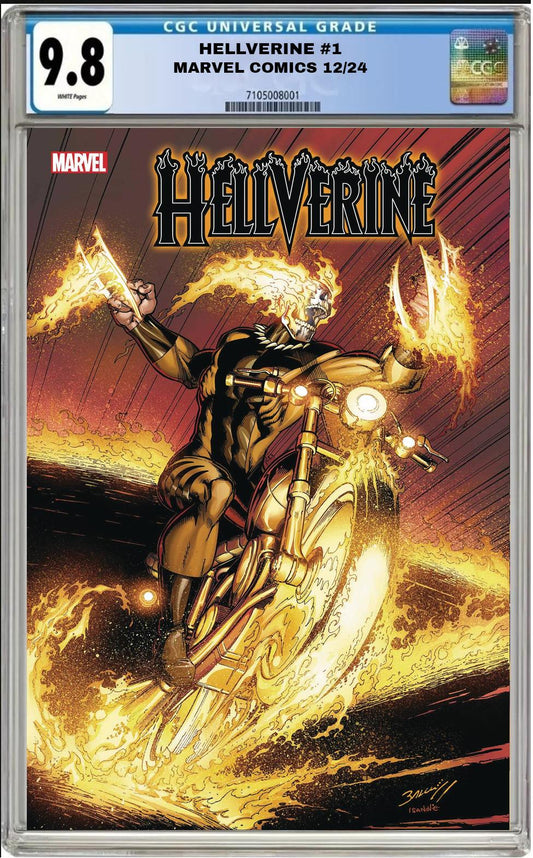 HELLVERINE #1 MARVEL MARK BAGLEY FOIL VARIANT CGC 9.8 NM PRESALE 12/19