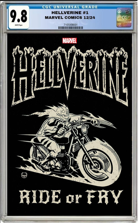 HELLVERINE #1 MARVEL DAVE JOHNSON VARIANT CGC 9.8 NM PRESALE 12/19