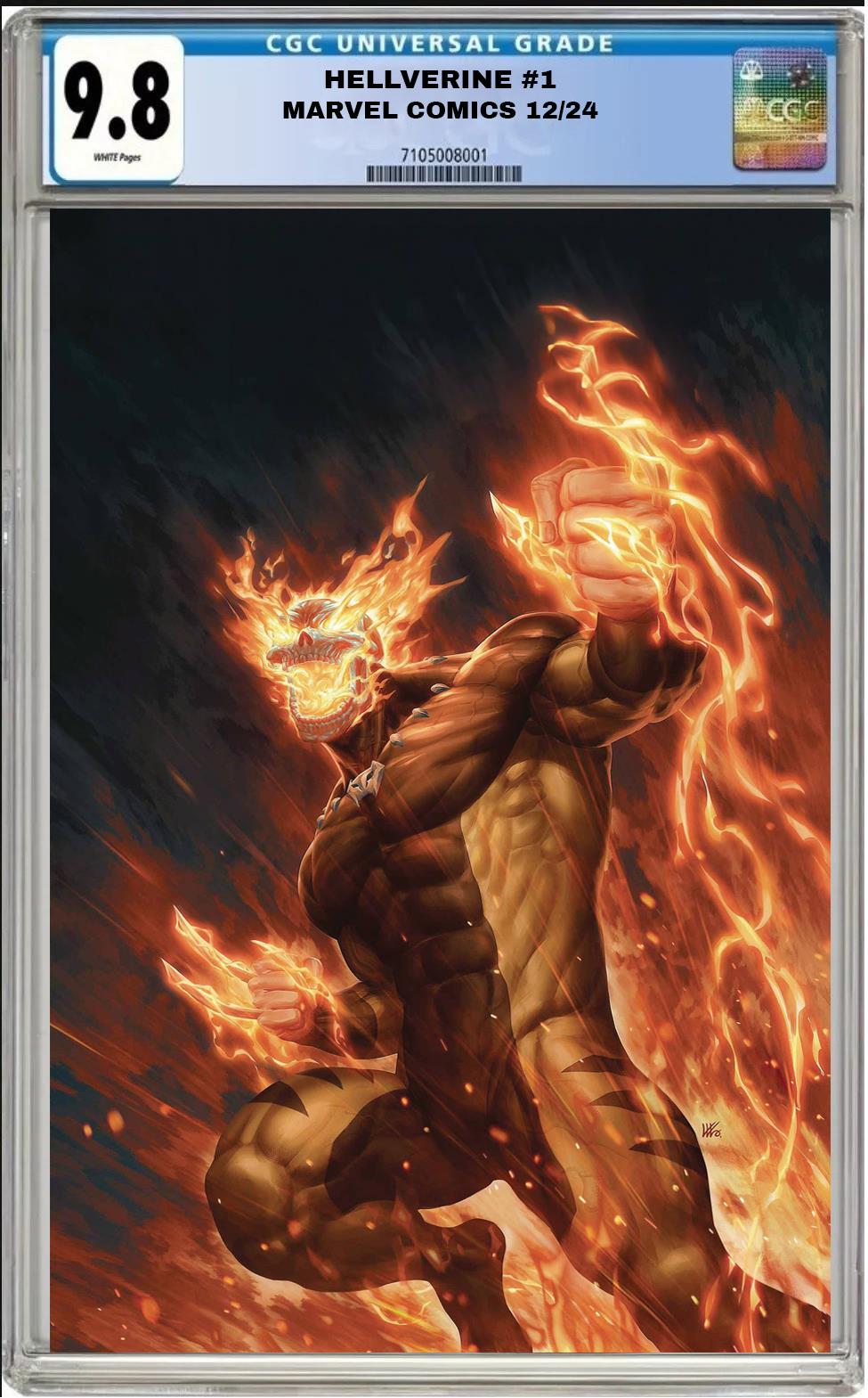 HELLVERINE #1 MARVEL 1:100 KUNKKA LIM VARIANT CGC 9.8 NM PRESALE 12/19