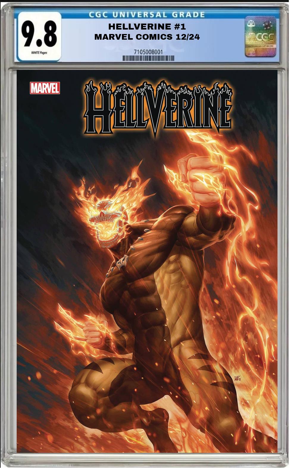 HELLVERINE #1 MARVEL MAIN COVER KUNKKA LIM CGC 9.8 NM PRESALE 12/19