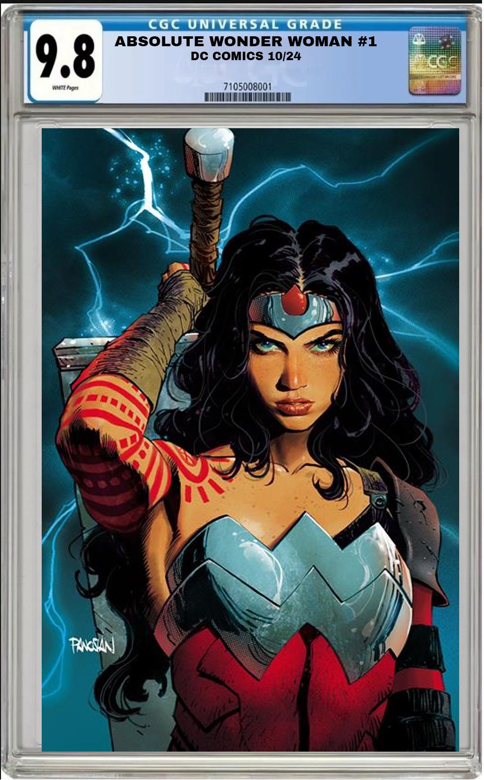 CUSTOM CGC PACK OF 8 BOOKS ABSOLUTE BATMAN,  ABSOLUTE WONDER WOMAN, SUPERMAN