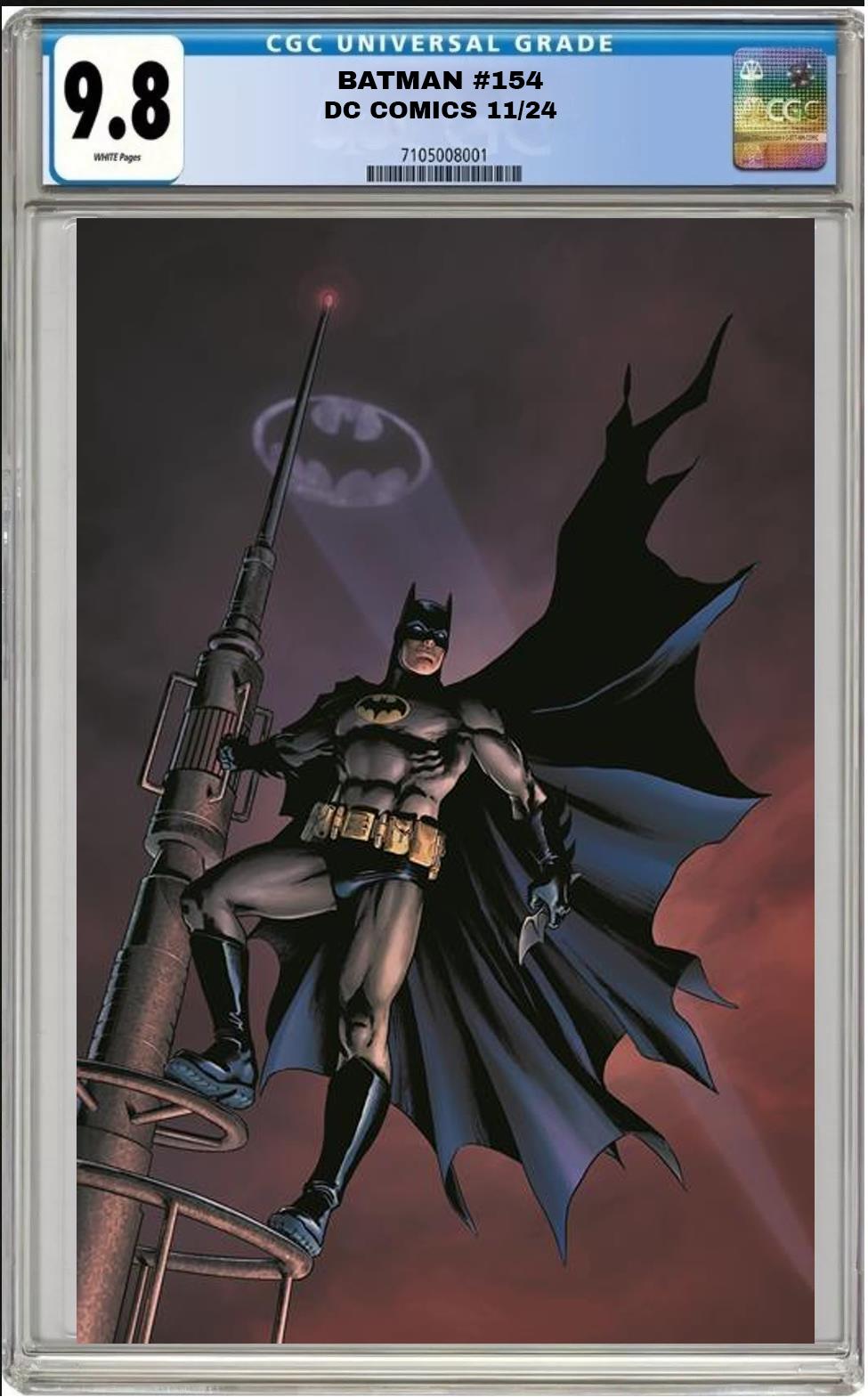 BATMAN #154 DC 1:25 NICOLA SCOTT VARIANT CGC 9.8 NM PRESALE 11/6