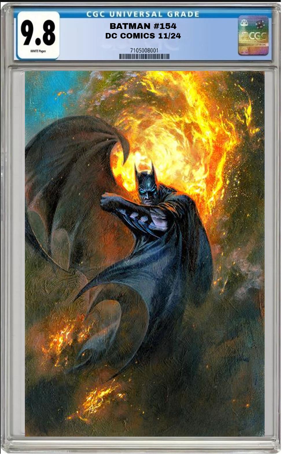 BATMAN #154 DC 2024 GABRIELE DELL'OTTO VARIANT CGC 9.8 NM PRESALE 11/6