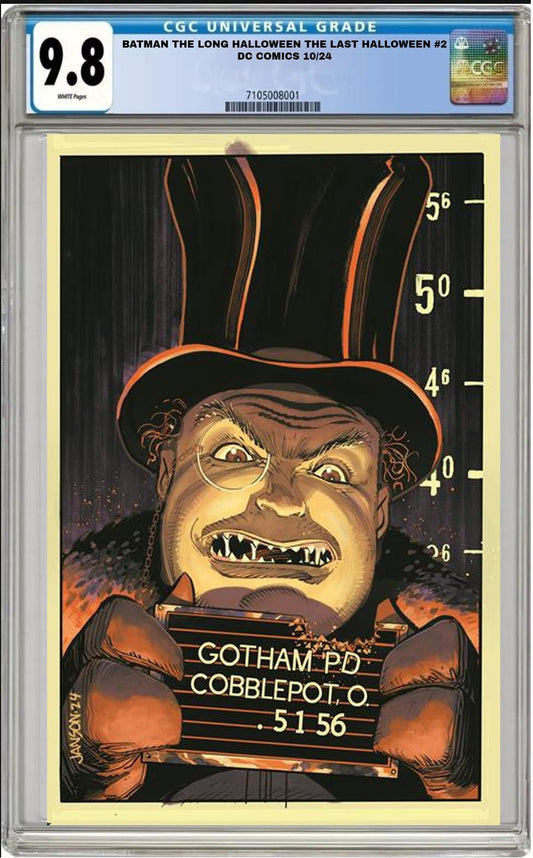 BATMAN THE LONG HALLOWEEN LAST HALLOWEEN #2 DC CVR B JANSON CGC 9.8 NM PRESALE