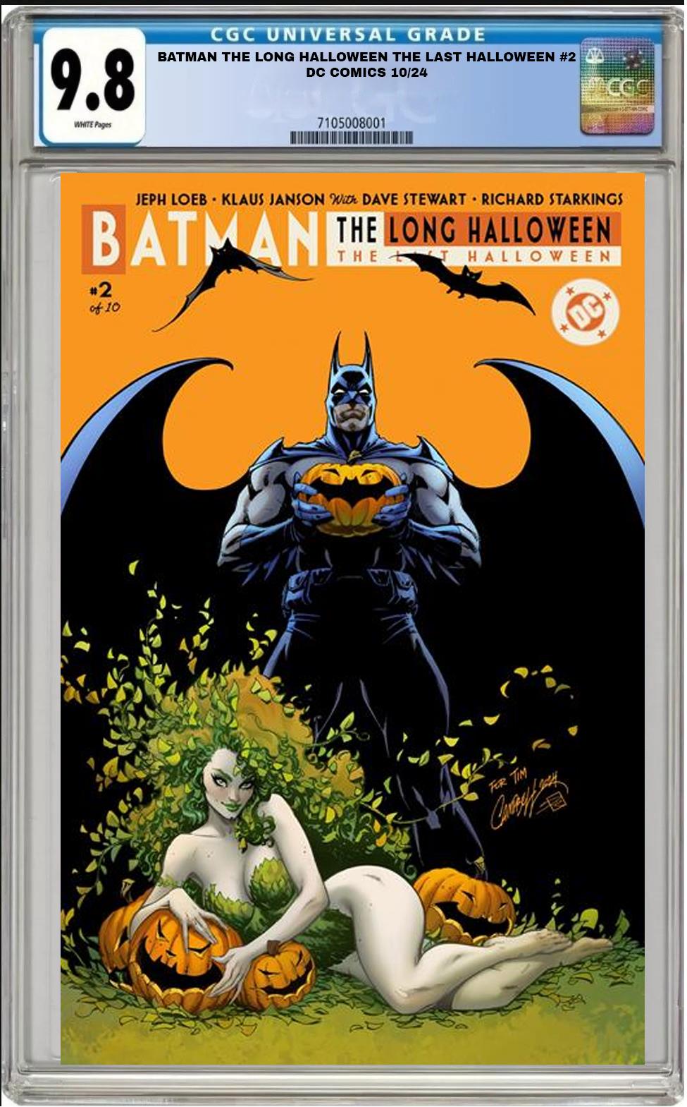 BATMAN THE LONG HALLOWEEN LAST HALLOWEEN #2 DC CVR C CAMPBELL CGC 9.8 NM PRESALE