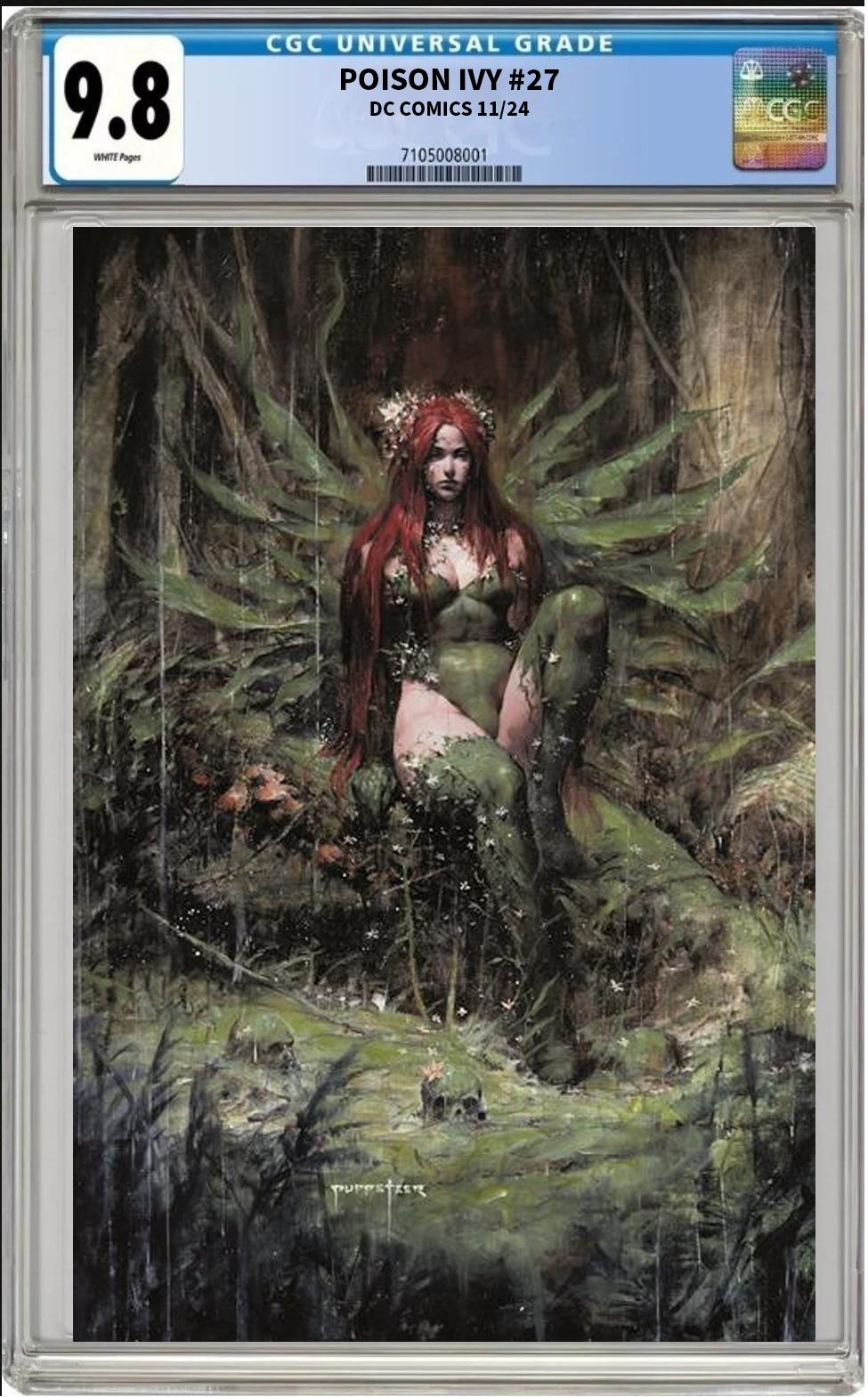 POISON IVY #27 DC 2024 1:25 PUPPETEER LEE VARIANT CGC 9.8 NM PRESALE 11/6