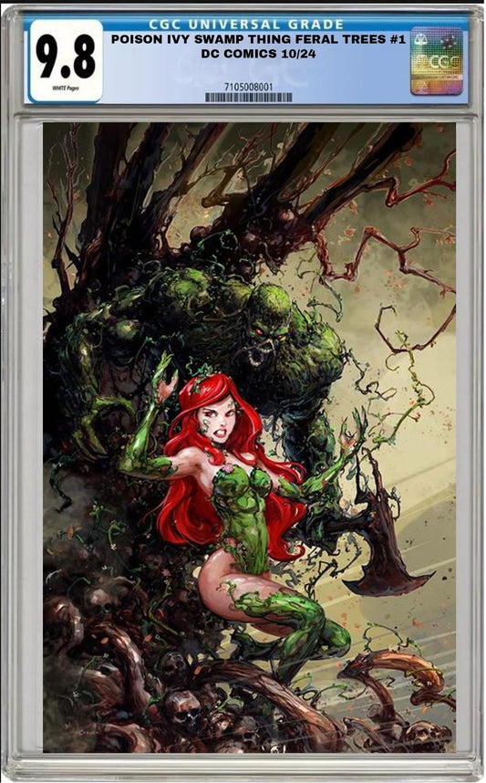 POISON IVY SWAMP THING FERAL TREES #1 CLAYTON CRAIN VARIANT CGC 9.8 NM PRESALE