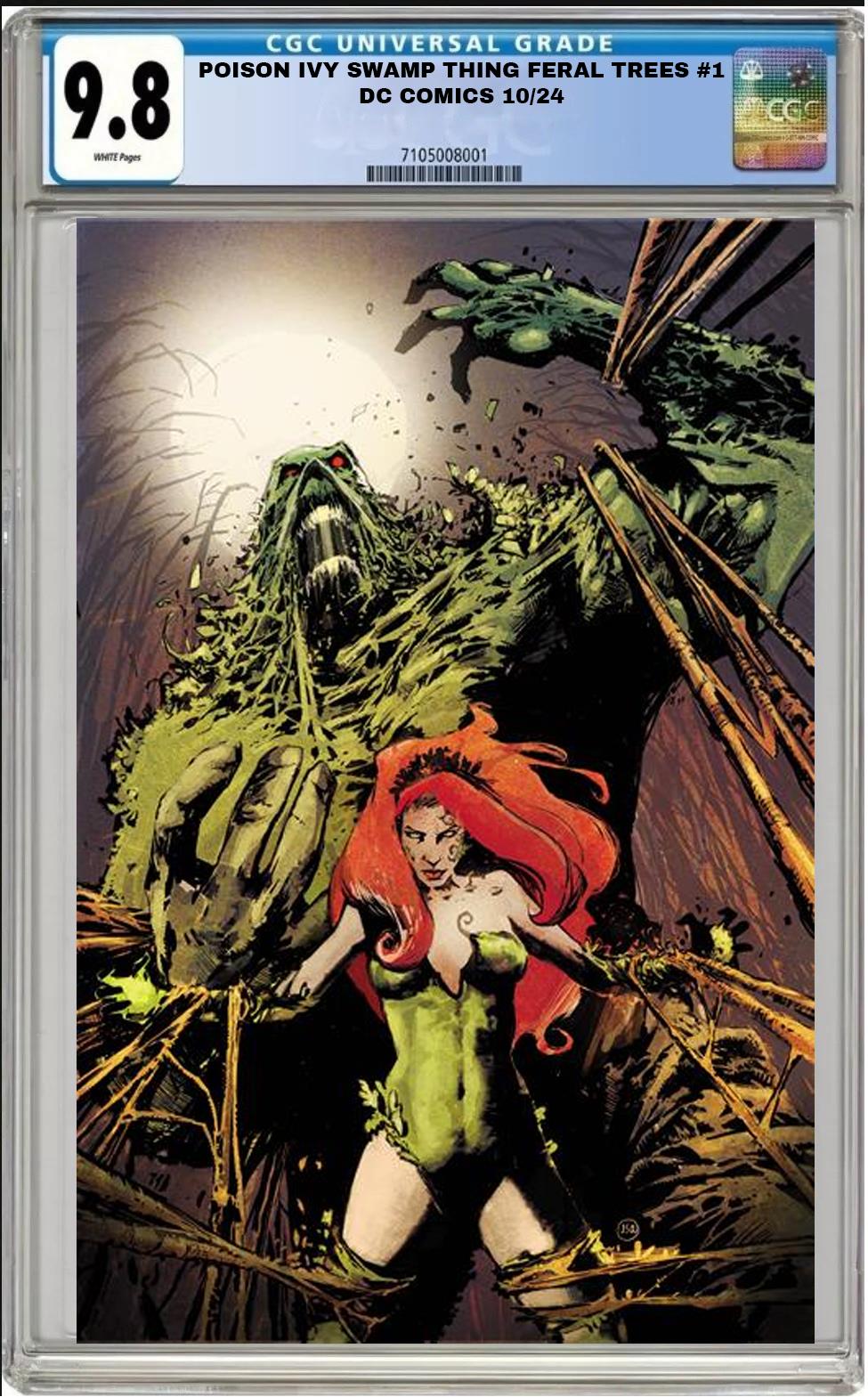 POISON IVY SWAMP THING FERAL TREES #1 SHAWN ALEXANDER MAIN CGC 9.8 NM PRESALE