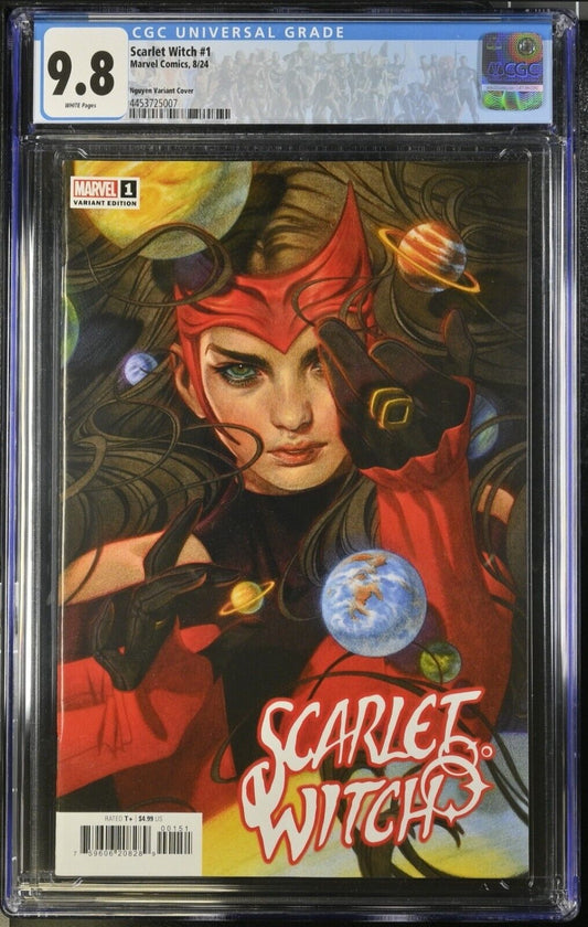 SCARLET WITCH #1 MARVEL 2024 TRAN NGUYEN VARIANT CGC 9.8 CUSTOM LABEL KEY