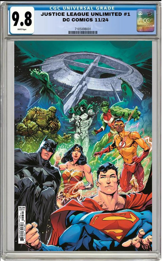 JUSTICE LEAGUE UNLIMITED #1 DC HOWARD PORTER VARIANT CGC 9.8 NM PRESALE 11/27