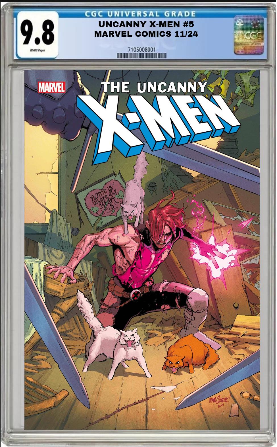 UNCANNY X-MEN #5 MARVEL 2024 DAVID MARQUEZ MAIN CVR CGC 9.8 NM PRESALE 11/14