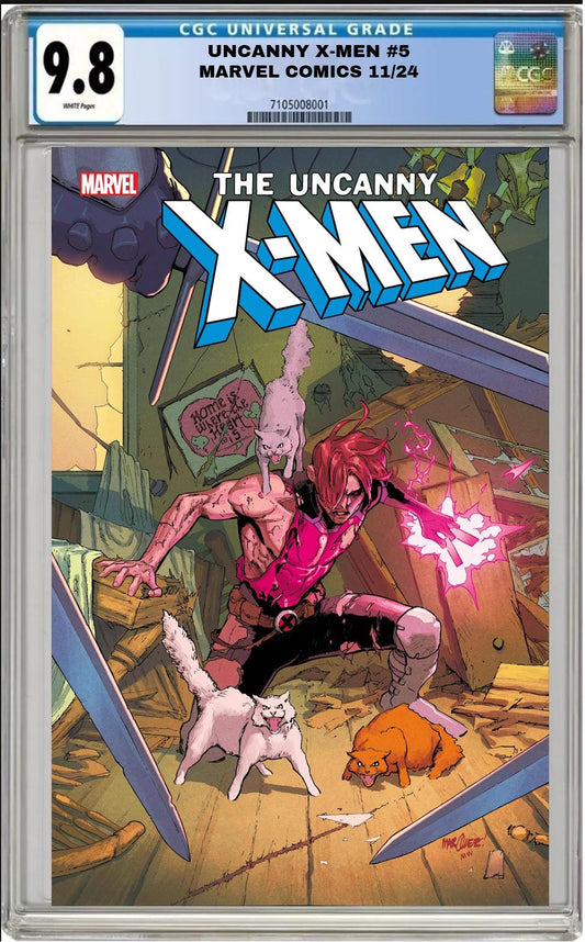 UNCANNY X-MEN #5 MARVEL 2024 DAVID MARQUEZ MAIN CVR CGC 9.8 NM PRESALE 11/14