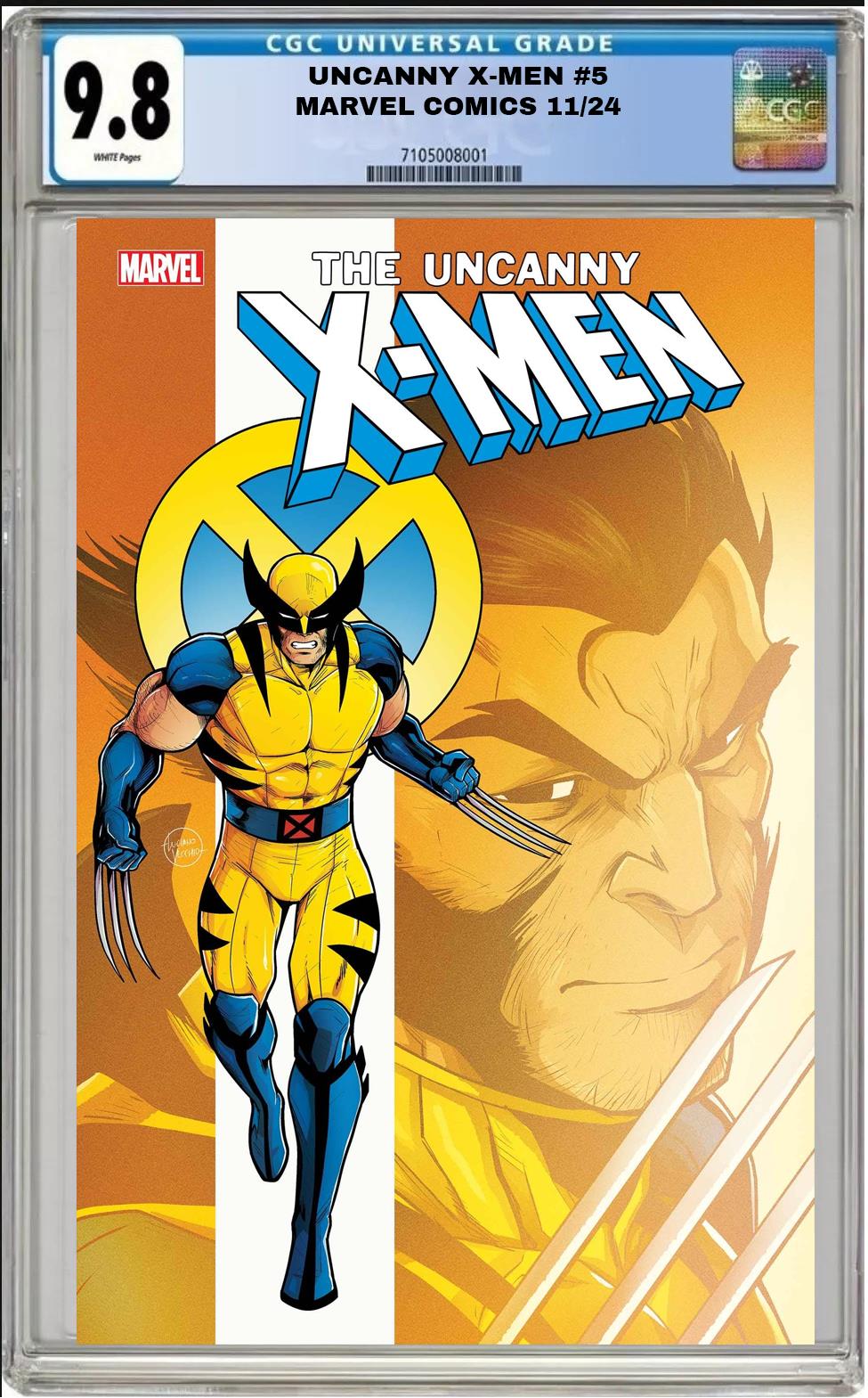 UNCANNY X-MEN #5 MARVEL 2024 LUCIANO VECCHIO VARIANT CGC 9.8 NM PRESALE 11/14