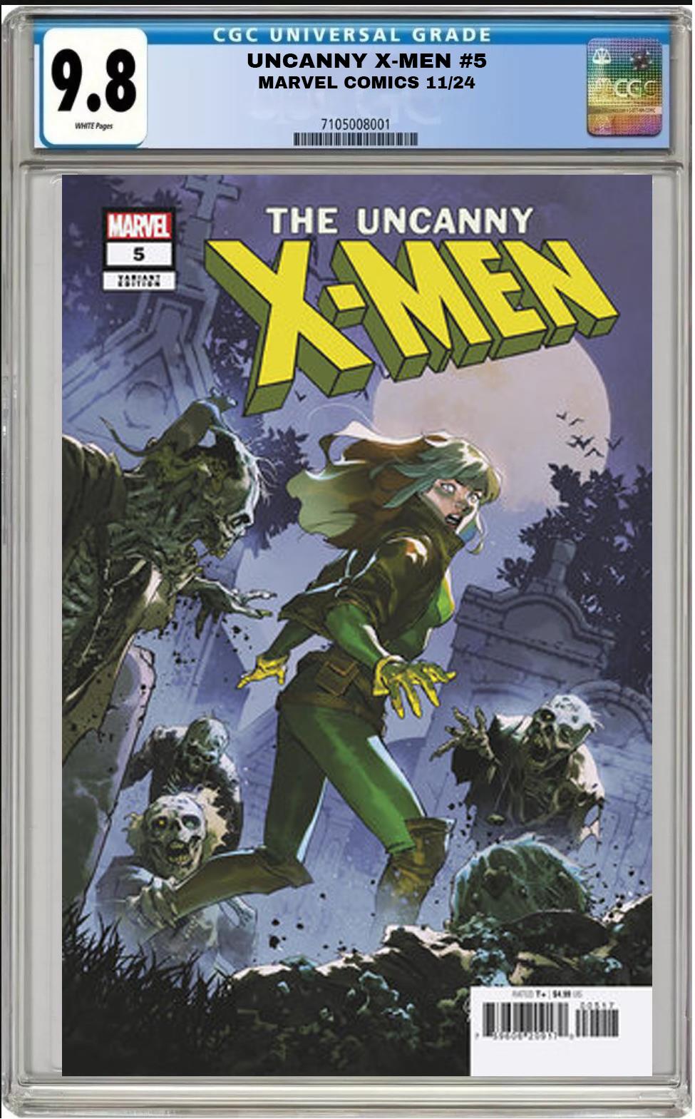 UNCANNY X-MEN #5 MARVEL 1:25 YASMINE PUTRI VARIANT CGC 9.8 NM PRESALE 11/14