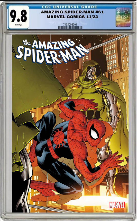 AMAZING SPIDER-MAN #61 MARVEL 2024 GLEB MELNIKOV VARIANT CGC 9.8 PRESALE 11/14