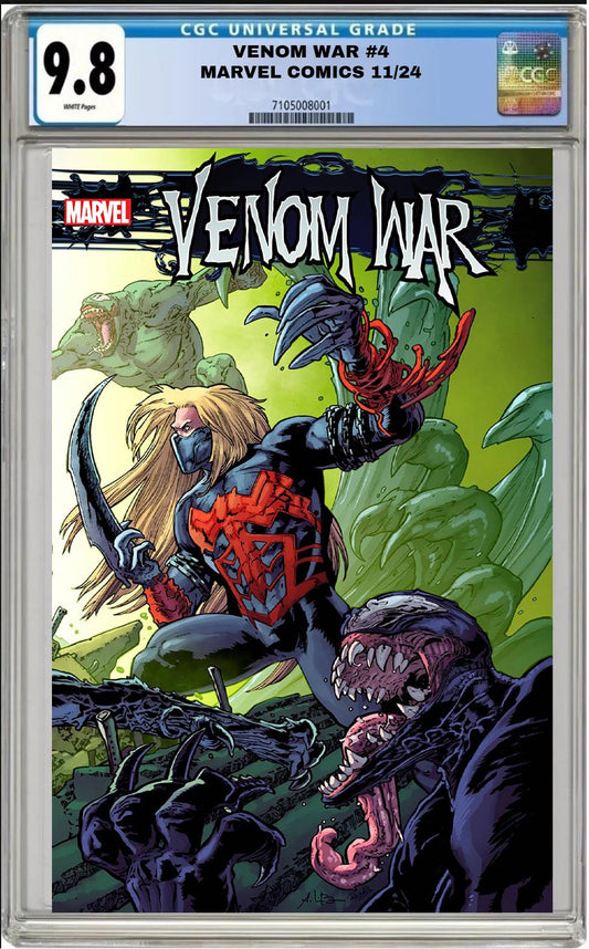 VENOM WAR #4 MARVEL 2024 BRESSAN #TEAMDYLAN VARIANT CGC 9.8 NM PRESALE 11/7