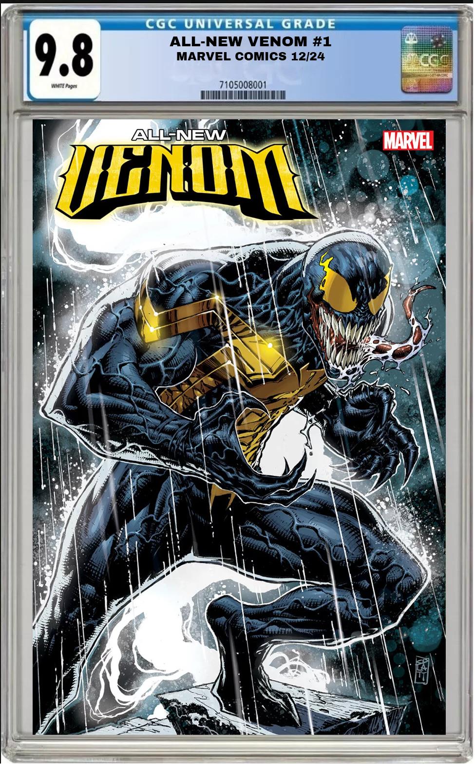 ALL-NEW VENOM #1 MARVEL 2024 STEPHEN PLATT VARIANT CGC 9.8 NM PRESALE 12/5