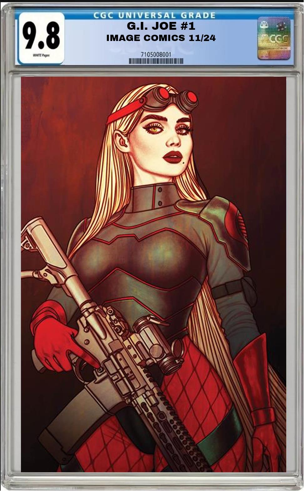 GI JOE #1 IMAGE COMICS 2024 CVR G JENNY FRISON VARIANT CGC 9.8 NM PRESALE 11/13