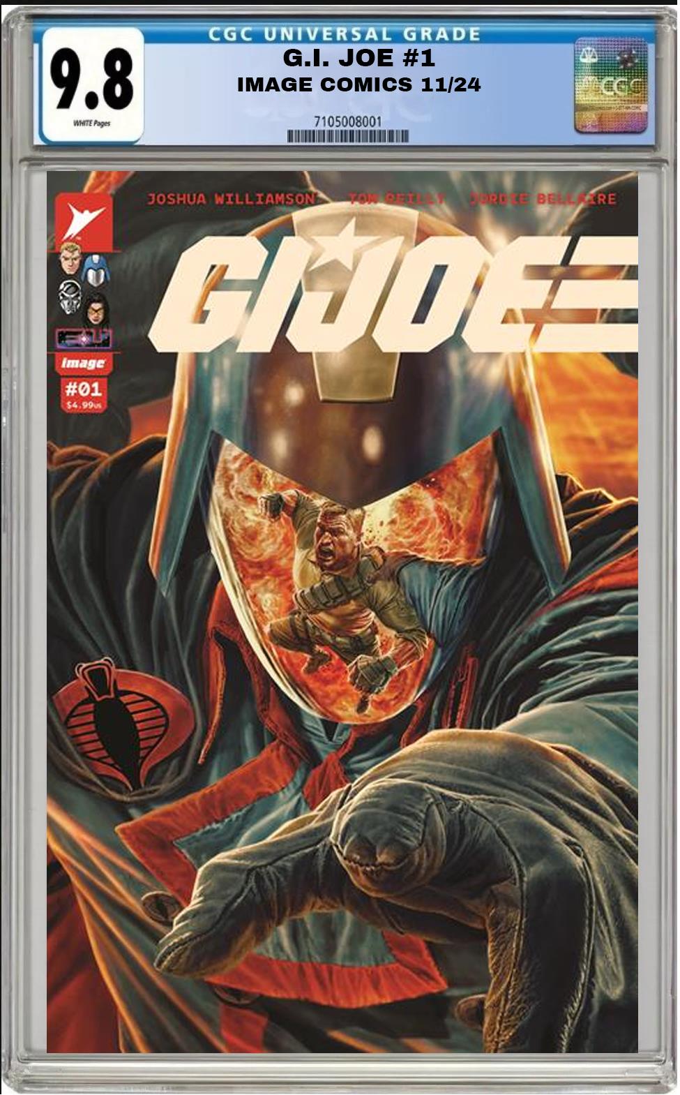 GI JOE #1 IMAGE COMICS 2024 CVR E LEE BERMEJO VARIANT CGC 9.8 NM PRESALE 11/13