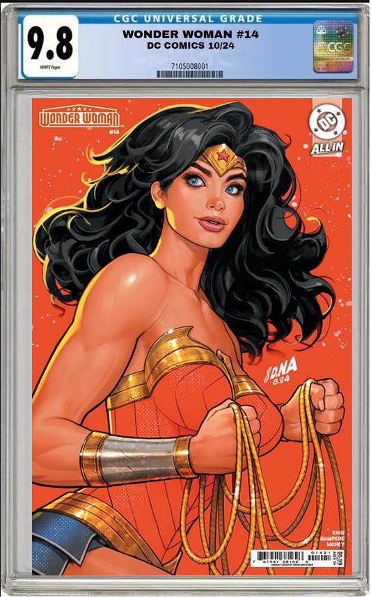 WONDER WOMAN #14 CVR C DAVID NAKAYAMA VARIANT 2024 CGC 9.8 NM PRESALE 10/16