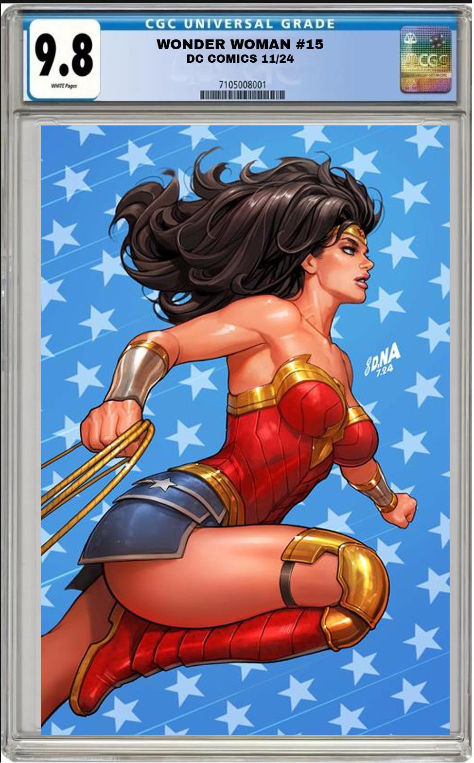 WONDER WOMAN #15 CVR B DAVID NAKAYAMA VARIANT 2024 CGC 9.8 NM PRESALE 11/20