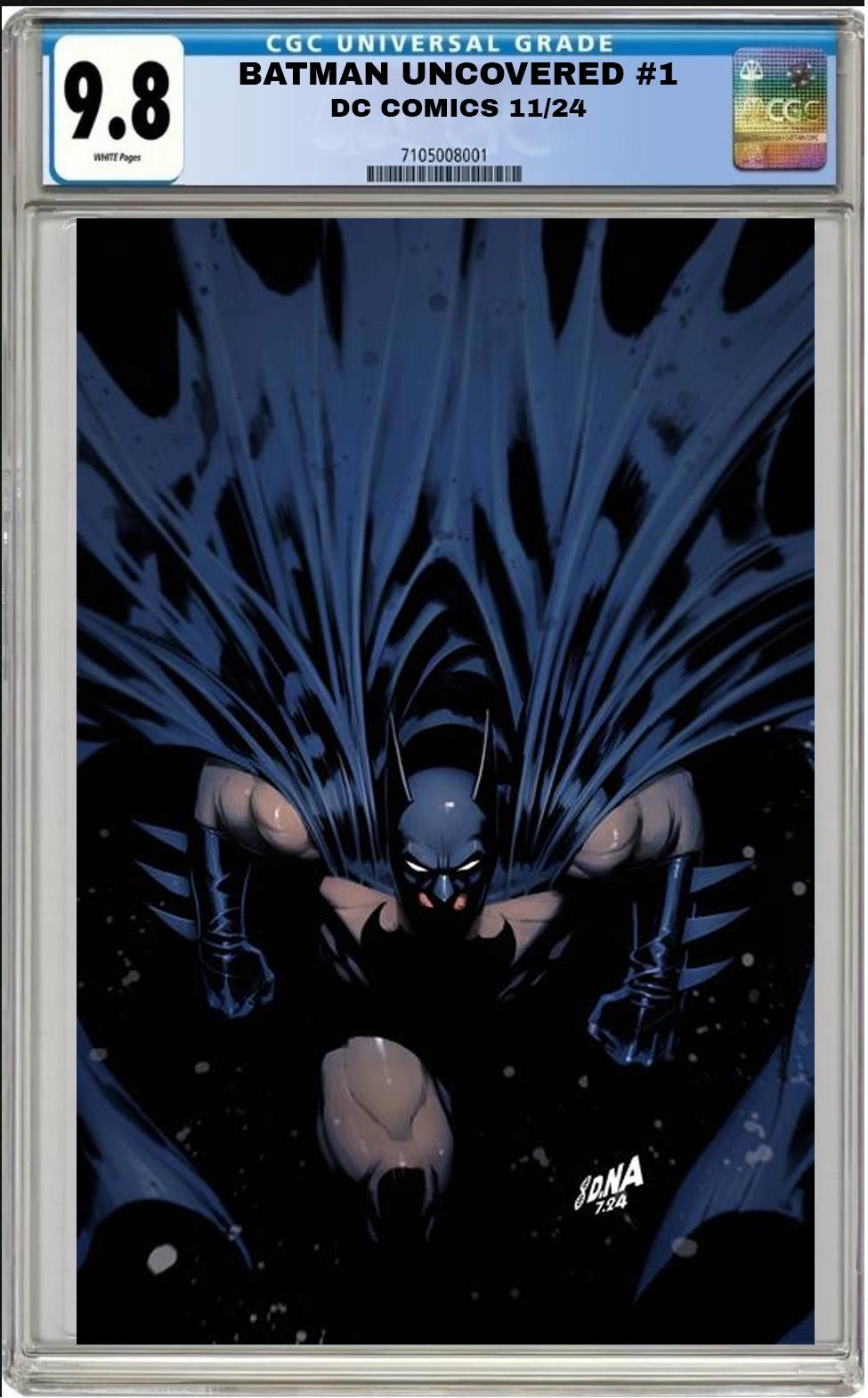 BATMAN UNCOVERED #1 DC CVR D DAVID NAKAYAMA FOIL VARIANT CGC 9.8 PRESALE 11/13