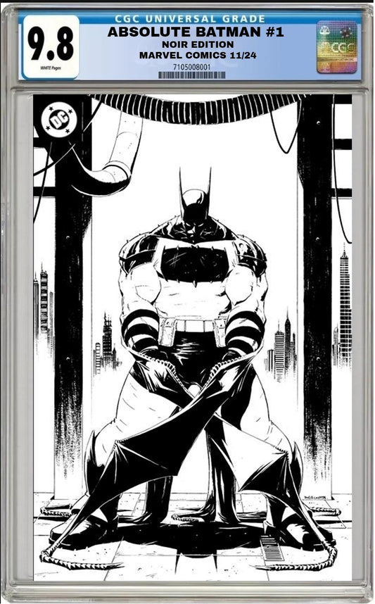 ABSOLUTE BATMAN NOIR EDITION #1 DC NICK DRAGOTTA FOIL CGC 9.8 NM PRESALE 11/13