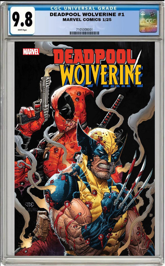 DEADPOOL WOLVERINE #1 MARVEL JOSHUA CASSARA MAIN COVER CGC 9.8 NM PRESALE 1/1/25