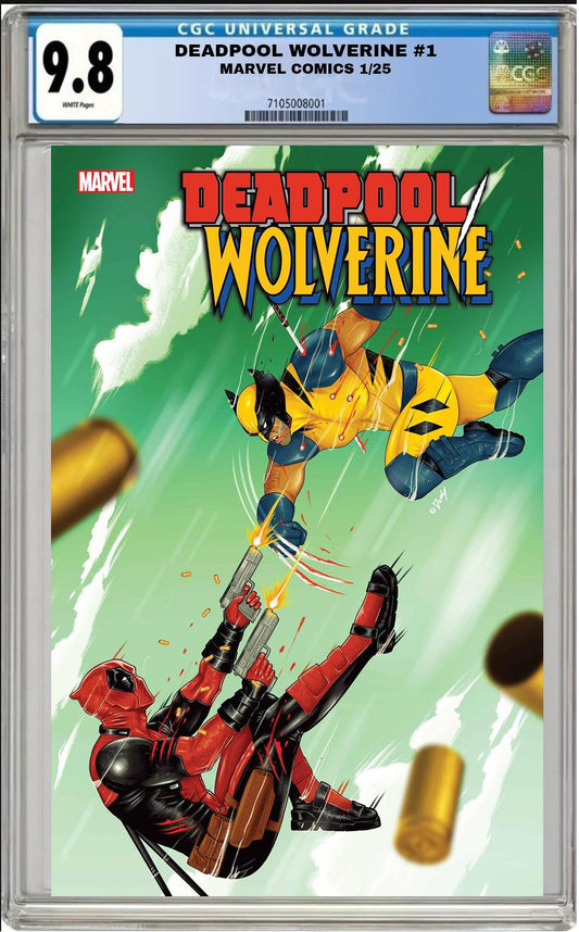 DEADPOOL WOLVERINE #1 MARVEL DOALY VARIANT CGC 9.8 NM PRESALE 1/1/25