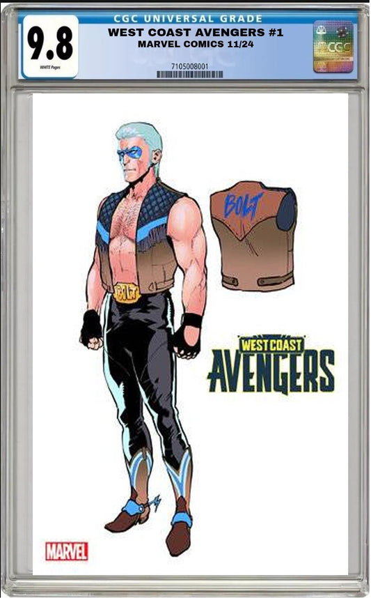 WEST COAST AVENGERS #1 MARVEL 2024 DANNY KIM 1:10 VARIANT CGC 9.8 PRESALE 11/27