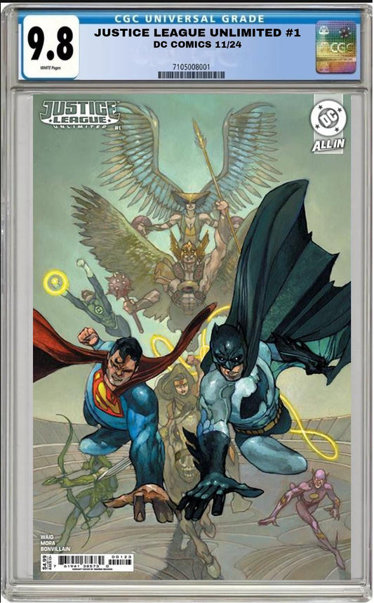 JUSTICE LEAGUE UNLIMITED #1 DC SIMONE BIANCHI VARIANT CGC 9.8 NM PRESALE 11/27