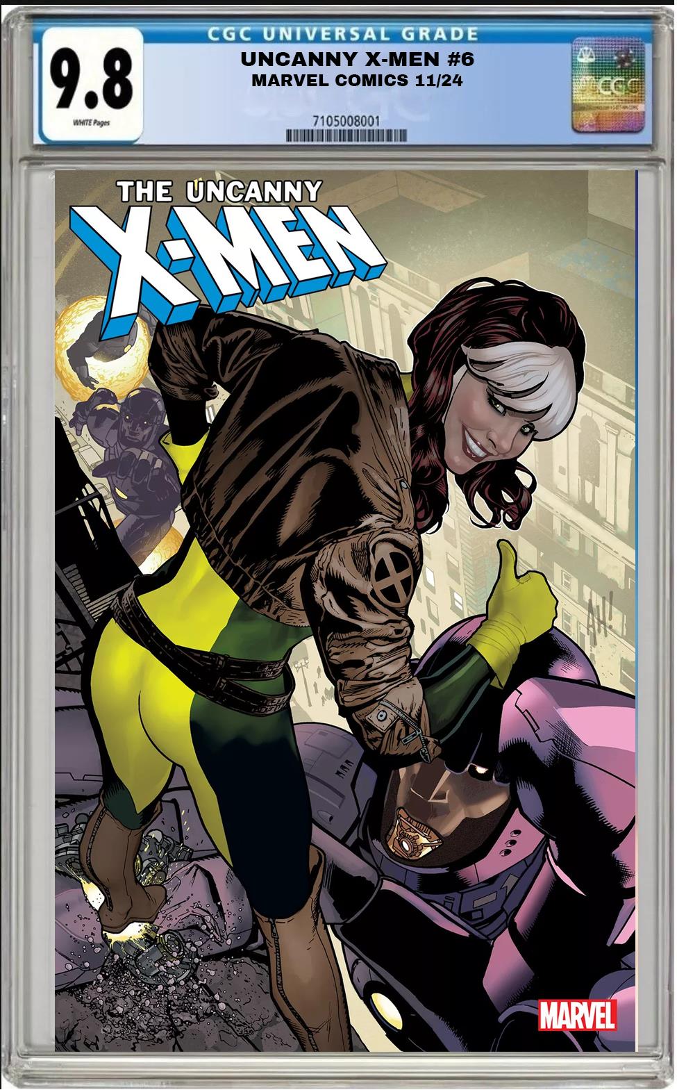 UNCANNY X-MEN #6 MARVEL 2024 ADAM HUGHES ROGUE VARIANT CGC 9.8 NM PRESALE 11/28