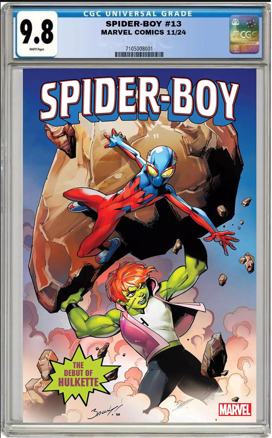 SPIDER-BOY #13 MARVEL 2024 MARK BAGLEY 1ST APP VARIANT CGC 9.8 NM PRESALE 11/28