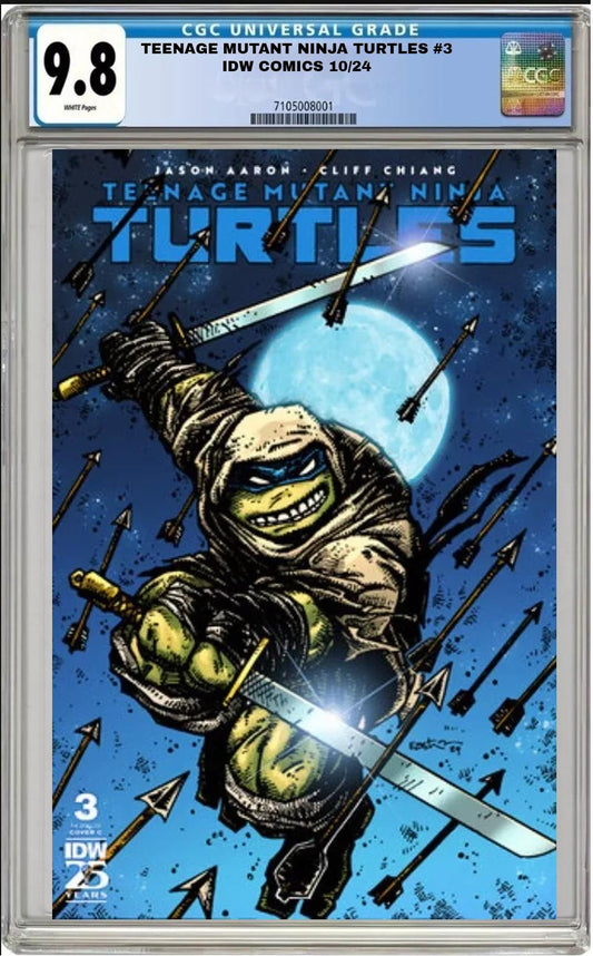 TEENAGE MUTANT NINJA TURTLES #3 IDW 2024 EASTMAN VARIANT CGC 9.8 PRESALE 10/23