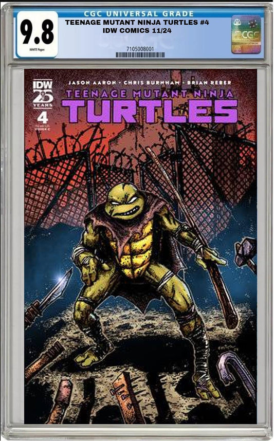 TEENAGE MUTANT NINJA TURTLES #4 IDW 2024 EASTMAN VARIANT CGC 9.8 PRESALE 11/27