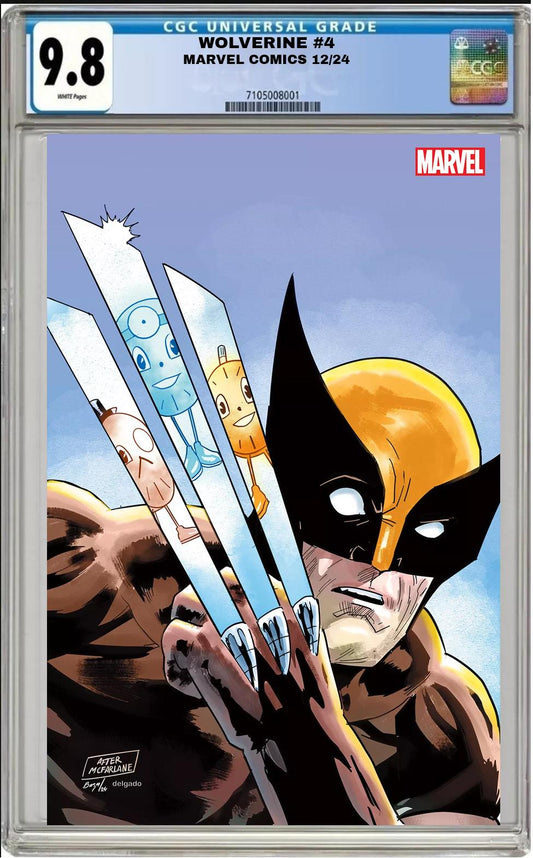 WOLVERINE #4 MARVEL JAN BAZALDUA HOMAGE VARIANT CGC 9.8 NM PRESALE 12/05