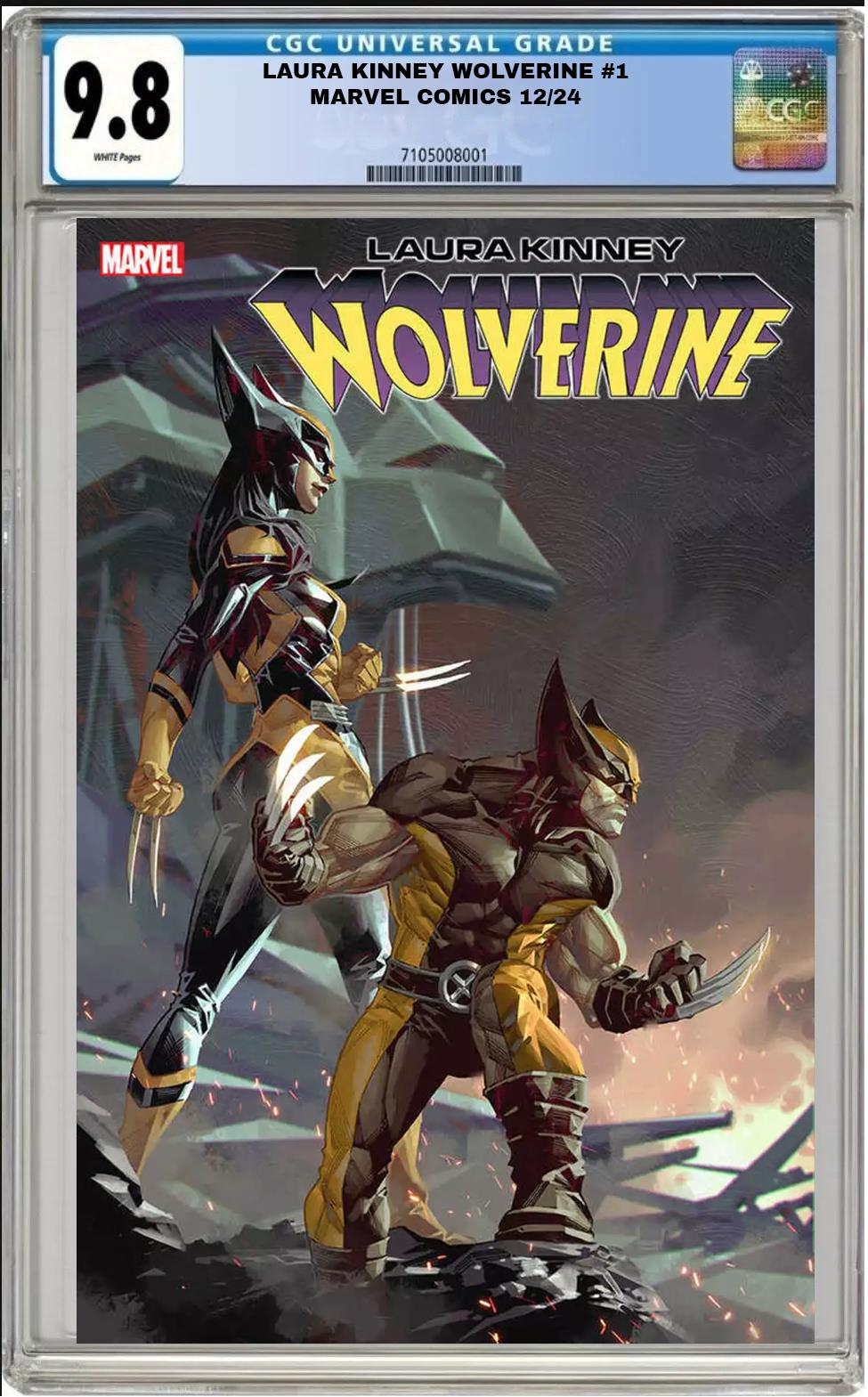 LAURA KINNEY WOLVERINE #1 MARVEL 1:25 KAEL NGU VARIANT CGC 9.8 PRESALE 12/11