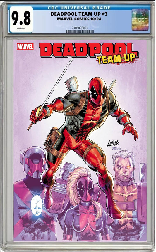 DEADPOOL TEAM-UP #3 MARVEL 2024 ROB LIEFELD VARIANT CGC 9.8 NM PRESALE 10/30