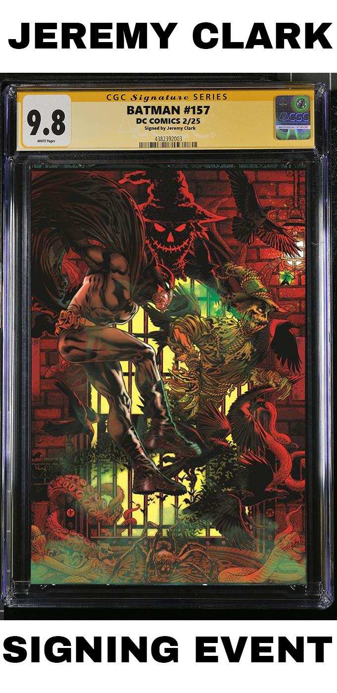 BATMAN #157 DC TONY HARRIS & JEREMY CLARK VARIANT CGC/RAW 9.8 NM SIGNED PRESALE