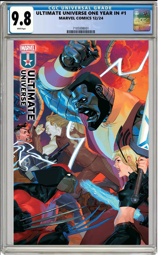 ULTIMATE UNIVERSE ONE YEAR IN #1 MARVEL CASANOVAS VARIANT CGC 9.8 PRESALE 12/11