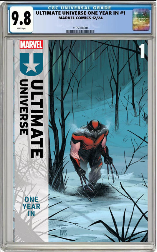 ULTIMATE UNIVERSE ONE YEAR IN #1 MARVEL CAPPUCCIO VARIANT CGC 9.8 PRESALE 12/11