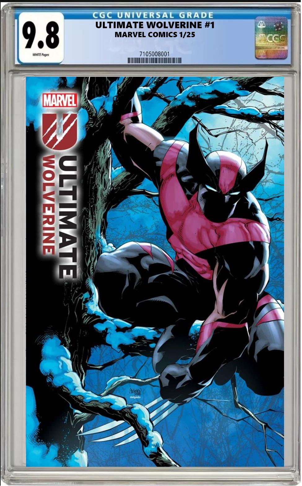 ULTIMATE WOLVERINE #1 MARVEL GLEB MELNIKOV VARIANT CGC 9.8 NM PRESALE 1/15/25