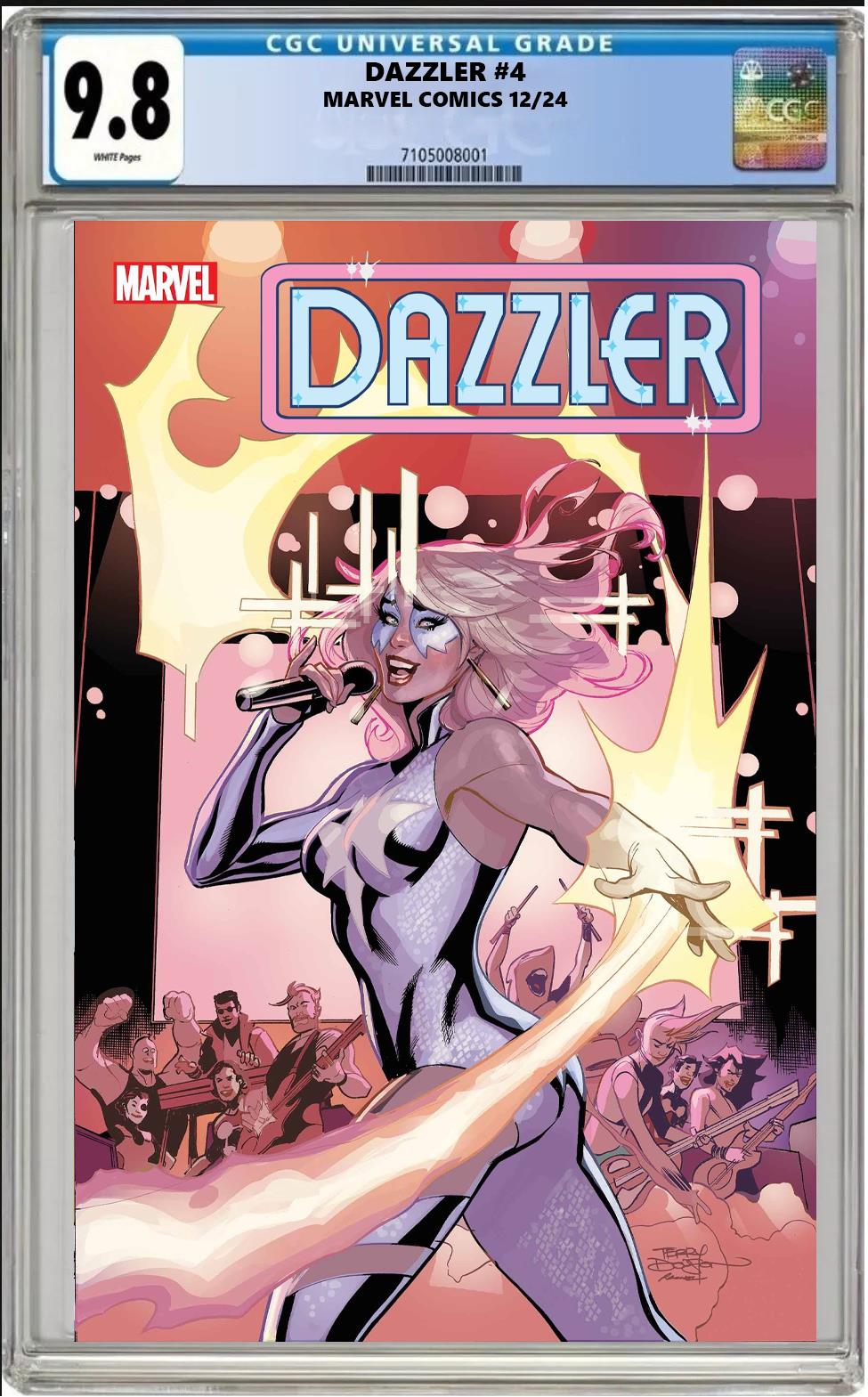 DAZZLER #4 MARVEL TERRY DODSON MAIN COVER 2024 CGC 9.8 NM PRESALE 12/11