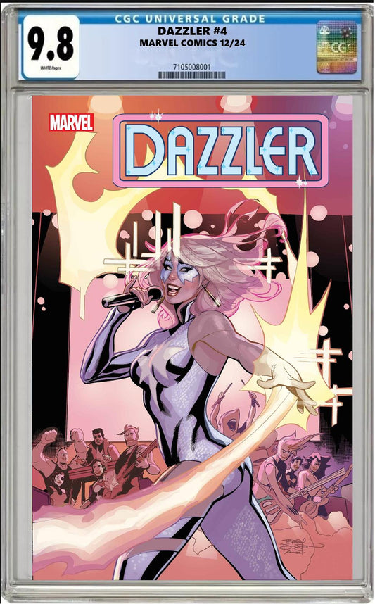 DAZZLER #4 MARVEL TERRY DODSON MAIN COVER 2024 CGC 9.8 NM PRESALE 12/11