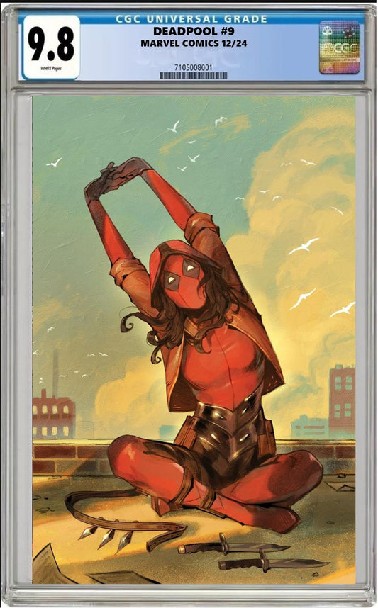 DEADPOOL #9 MARVEL 2024 1:50 JESSICA FONG VIRGIN VARIANT CGC 9.8 PRESALE 12/18