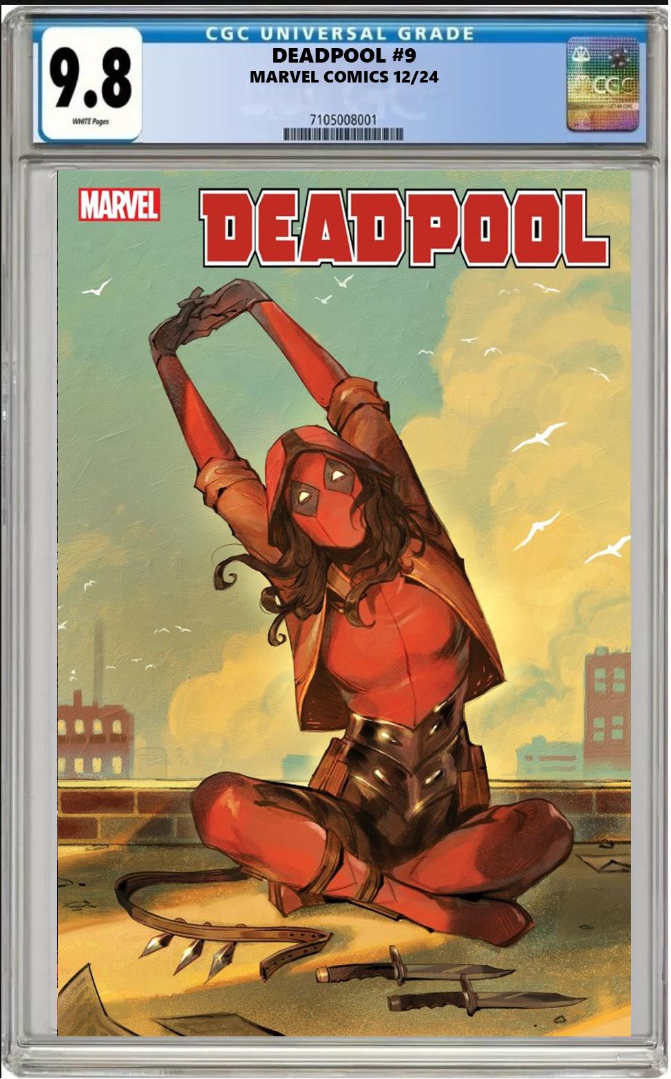 DEADPOOL #9 MARVEL 2024 JESSICA FONG NEW DEADPOOL VARIANT CGC 9.8 PRESALE 12/18