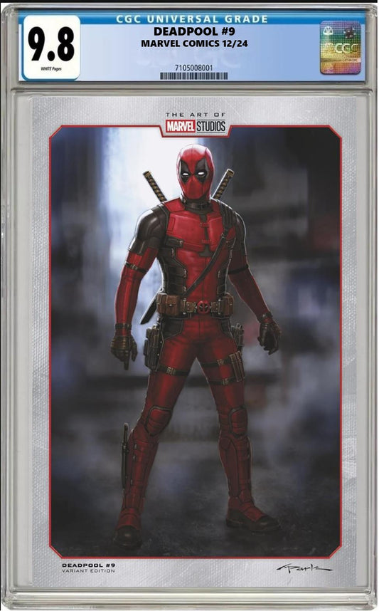 DEADPOOL #9 MARVEL 2024 ANDY PARK MARVEL STUDIOS VARIANT CGC 9.8 PRESALE 12/18