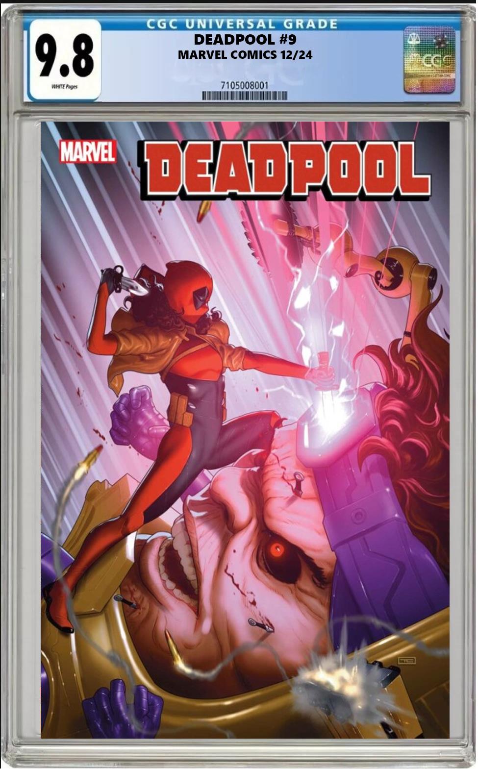 DEADPOOL #9 MARVEL 2024 TAURIN CLARKE MAIN COVER CGC 9.8 NM PRESALE 12/18