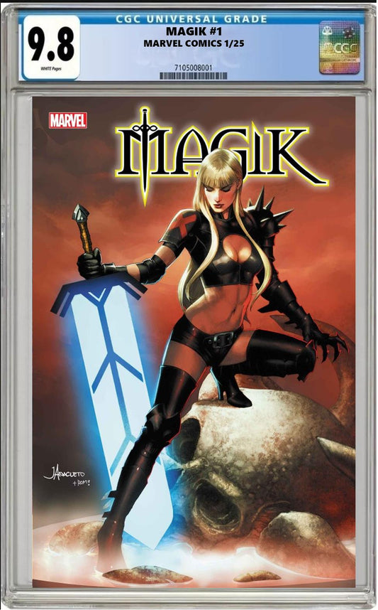 MAGIK #1 MARVEL 1:25 JAY ANACLETO VARIANT CGC 9.8 NM PRESALE 1/18