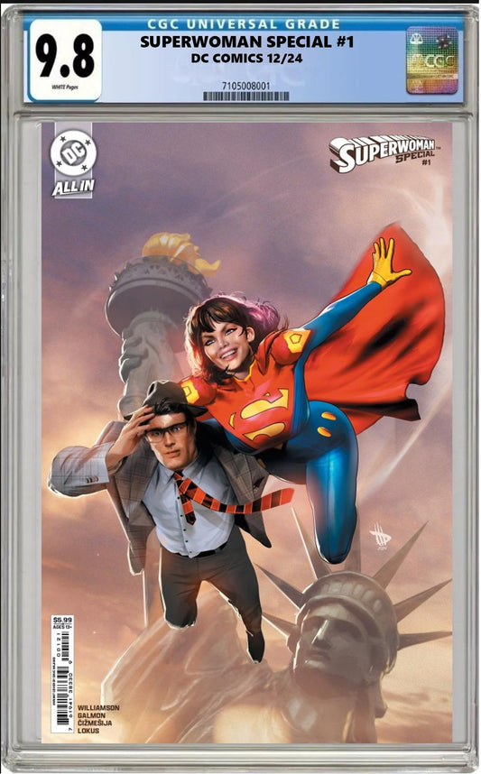 SUPERWOMAN SPECIAL #1 DC 2024 CVR B DAVE WILKINS VARIANT CGC 9.8 PRESALE 12/11